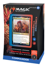 Deck Commander Legends: Batalha por Portal de Baldur - Dissidência Dracônica - Magic: The Gathering - MoxLand